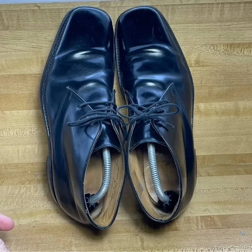 Charles Tyrwhitt Black Chukka Leather Dress Shoes Size 8 F MBTBNK  CALIGULA